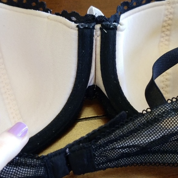 BLACK 🌼 LACE BRA - Picture 7 of 8